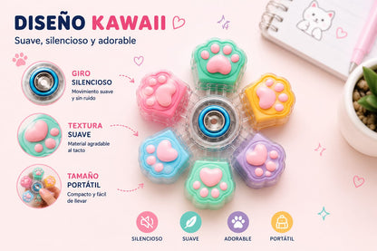Spin Ease con diseño Kawaii