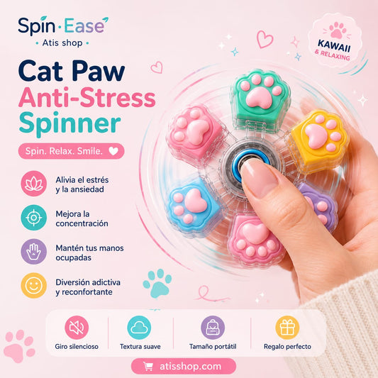 Spin Ease con diseño Kawaii