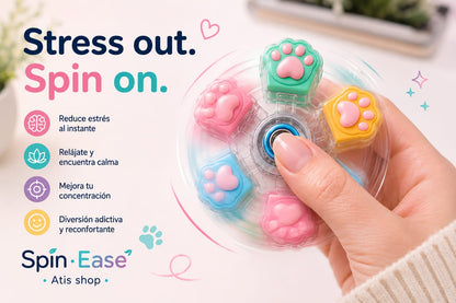 Spin Ease con diseño Kawaii