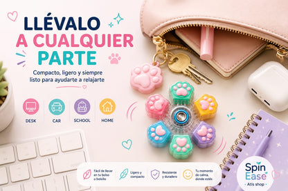 Spin Ease con diseño Kawaii